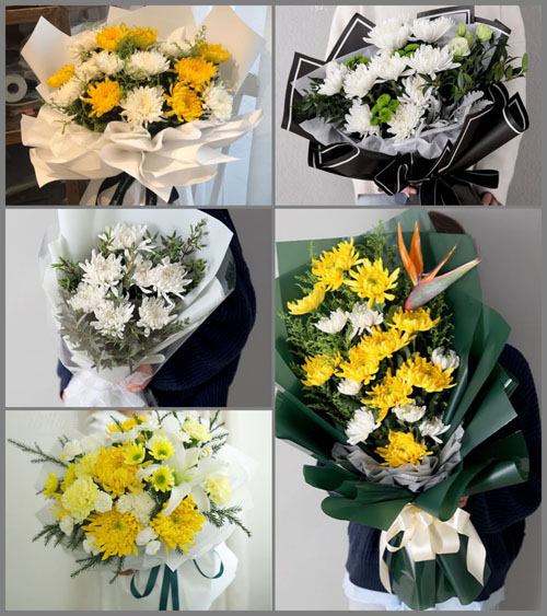 江苏南通海门市余东镇新河村白事花束代送